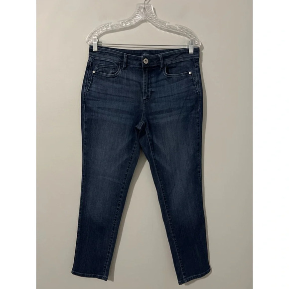 J. Jill Jeans Women’s 8 Blue Authentic Fit Slim Ankle Denim - Picture 3 of 13